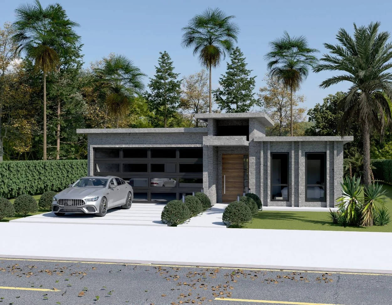 Millenium model, site photo